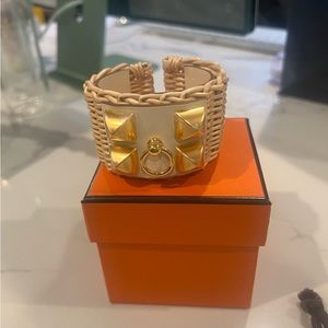 Hermes Medor Picnic cuff bracelet